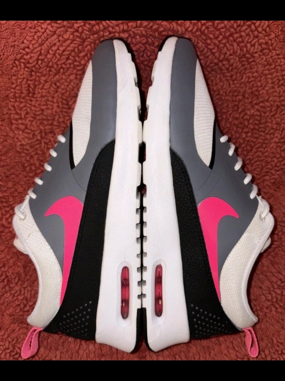 Nike Womens Air Max Thea Running Shoes Multicolor Low Top Lace Up 9 - Picture 6 of 7